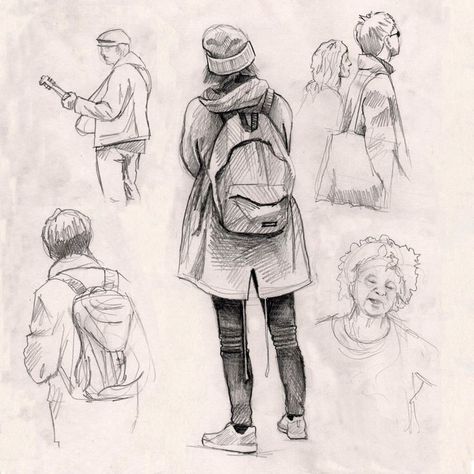 Back Drawing, Human Figure Sketches, Sketches Of People, Human Figure Drawing, Sketchbook Drawings, Art Drawings Sketches Pencil, Expressionist Art, Figure Sketching, Still Life Drawing