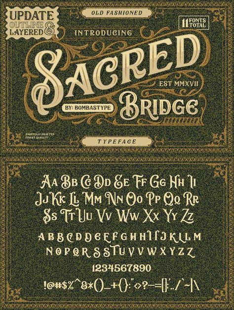 Fonts Design Distressed Fonts Free, Vintage Design Elements, Magical Fonts, Cute Fonts Alphabet, Old Calligraphy, Fonts Vintage, Fancy Lettering, Old Fashioned Fonts, Sign Fonts