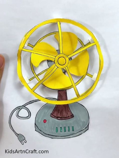 3D Table Fan Paper Craft Tutorial For Beginners Check more at https://www.kidsartncraft.com/3d-table-fan-paper-craft-tutorial/ 3d Table, Paper Craft Tutorials, Paper Fans, Craft Tutorial, 3d Paper, Table Fan, Paper Craft, Paper Crafts, Fan