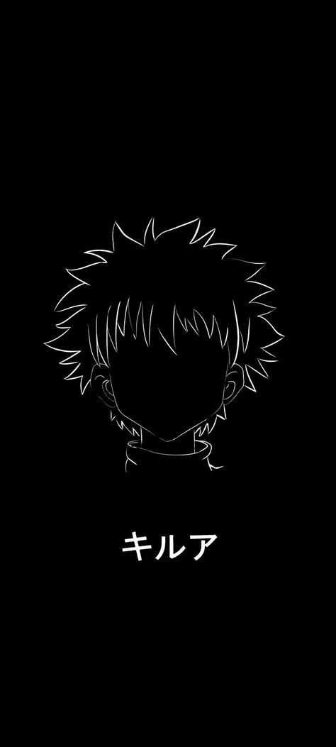 #hxh #wallpaper G Dragon Hairstyle, Killua Hunter X Hunter, Hunter Tattoo, Vw Art, Iphone Wallpaper Kawaii, Anime Wallpaper Phone, Funny Phone Wallpaper, Wallpaper Black, Hunter Anime