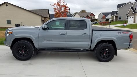 265/70/R17 with TRD Pro Wheels Tacoma Rims, Trd Pro Wheels, Toyota Tacoma Sport, Tacoma Wheels, 2016 Tacoma, Rv Vehicle, Toyota Tacoma Trd Sport, Tacoma World, 17 Wheels