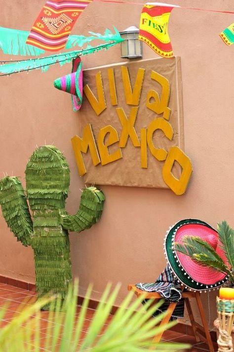 Mexico Party, Mexican Birthday Parties, Mexican Fiesta Party, Fiesta Birthday Party, Mexican Birthday, Fiesta Theme Party, Cactus Party, Mexican Party Theme, Fiesta Theme