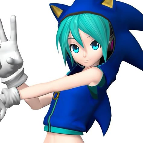 Miku Sonic, Sonic Miku, Pfp Icons Cartoon, Hatsune Miku Icon, Miku Pfp, Miku Icon, Hatsune Miku Project Diva, Miku Hatsune Vocaloid, Miku Chan