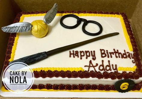 Harry Potter Sheet Cake Ideas, Harry Potter Sheet Cake, Harry Potter Theme Birthday, Harry Potter Birthday Cake, Harry Potter Bday, Flat Cakes, Happiest Of Birthdays, 13 Birthday Cake, Birthday Sheet Cakes