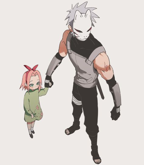 X Kakashi X Sakura, Kakashi Sakura, Kakashi Sensei, Anime Fandom, Naruto Funny, Kakashi Hatake, Sakura Haruno, Anime Naruto, Funny Cute