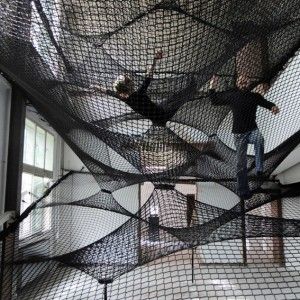 Floating Landscapes - Net Z33 by Numen Silo House, Grain Silo, Jungle Gym, Play Spaces, Indoor Playground, Fun Times, Kids Playground, Kid Spaces, Cool Rooms