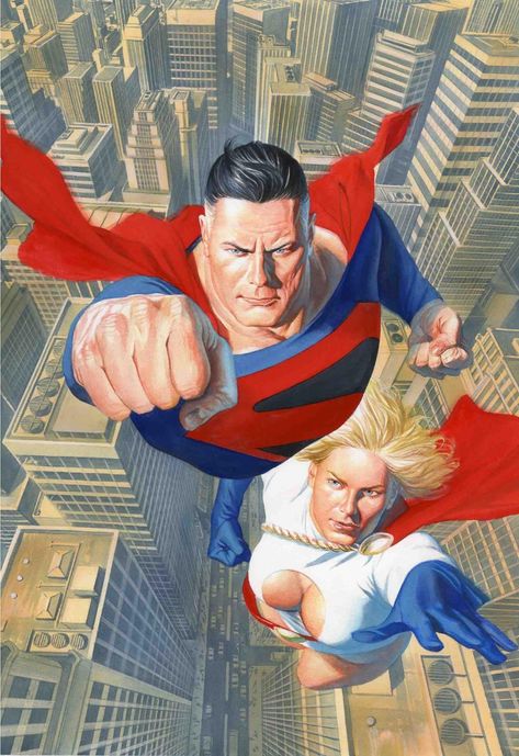 Theme Tattoo, Superman Art, Superman Comic, Univers Dc, Alex Ross, Arte Dc Comics, Dc Comics Artwork, Dc Comics Characters, Books Art