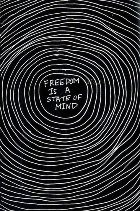 Freedom Is A State Of Mind, Freedom Quotes, Freedom Is, Art Collage Wall, Set You Free, White Photo, State Of Mind, Some Words, Zeppelin