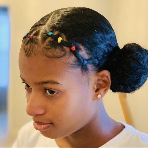 Sadi Hairstyles, Rubber Band Hairstyles Natural Hair Puff, B2s Hairstyles, Rubber Band Hairstyles Natural Hair 4c, Rubber Band Hairstyles Natural Hair Kids, Rubberband Hairstyles Black Women, Rubber Band Hairstyles Natural Hair, Rubber Band Hairstyle, Long Hairstyle Ideas