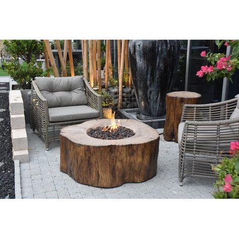 Sol 72 Outdoor Kieron Garden Daybed with Cushions | Wayfair.co.uk Natural Gas Outdoor Fireplace, Natural Gas Fire Pit, Outdoor Fire Pit Table, Fireplace Cover, Rectangular Fire Pit, Wood Fire Pit, Propane Fire Pit Table, Backyard Fireplace, Concrete Fire Pits