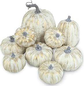 Pumpkins Decorations, Coastal Fall, Fall Ball, Fall Pumpkin Decor, Pumpkin Uses, Large Pumpkins, Fake Pumpkins, Diy Props, Plastic Pumpkins