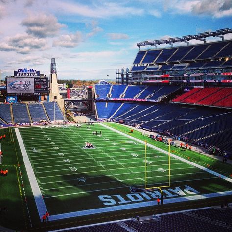 Gillette Stadium Patriots Stadium, Boston Vacation, Nfl Stadiums, Gillette Stadium, Boston Strong, Patriots Football, Football Stadium, Chrysler Building, Boston Sports