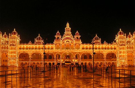 Mysore palace illuminated every sunday evening Mysore Palace Photoshoot, Mysuru Palace Aesthetic, Mysore Palace Interior, Mysore Palace Video, Mysore Palace Lighting, Mysore Palace, Castle On The Hill, Amazing India, Around The World In 80 Days