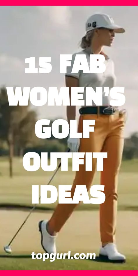 Pondering how to elevate your golf style? Explore our ‘Women’s Golf Outfit Ideas’ to find the perfect ensemble that will make you stand out on the fairway. Golf Outfits With Pants, Golfing Outfits For Women Pants, Best Golf Outfits For Women, Golf Outfit Ideas For Women, Female Golf Attire, Womens Golf Style, Women’s Golf Style, Spring Golf Outfits Women Cold, Golf Looks For Women