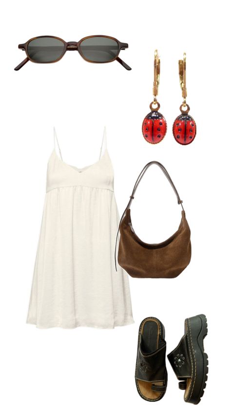 #outfit #style #fashion #outfitinspo #fit #dressoutfit #summeroutfit #dinneroutfit #dateoutfit California Aesthetic Outfit Spring, California Aesthetic Clothes, California Aesthetic Outfit Summer, Aspen Fits, California Summer Outfits, Flowy Dress Outfit, Ladybug Girl, Teenage Girl Gifts Christmas, New York Outfits