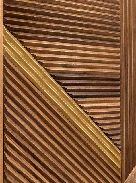 TRIBECA By Arte Brotto 3d Wall Cladding, Tv Unit Wall, Wall Panel Design, Diagonal Lines, Geometric Elements, 3d Panels, Geometric Textures, Wall Panelling, 3d Wall Panels