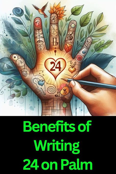 5 Powerful Benefits of Writing 24 on Palm: Enhance Your Luck and Prosperity #Numerology #numerologyreading #numerologynumbers #SelfDiscovery #Number24 Numerology Remedies, Wallpaper Healing, Abundance Wallpaper, Healing Reflexology, Devotional Images, Divya Drishti, Quantum Realm, Alternative Therapy, Manifesting Prosperity