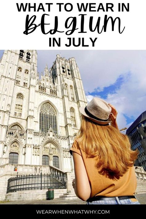 [AffiliateLink] Want To Know What To Wear In Belgium In July? Our Belgium Summer Packing List Has You Covered With Belgium Outfit Inspiration For Men And Women That Will Help You Dress Like A Local And Not Like A Tourist In Belgium No Matter Whether You Visit Brussels, Brugge, Antwerp Ghent Or Elsewhere. Also Includes What Other Travel Essentials To Pack For Belgium In Summer! #europetravelessentialsforwomen Belgium Summer Outfits, Belgium Street Style, Brussels Outfit Summer, Belgium Outfits Summer, Brussels Outfit, Belgium Summer, Visit Brussels, Outfit Inspiration For Men, Brussels Belgium Travel