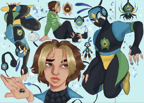 Peacock Spidersona, Peacock Character Design, Drawing Styles, Fashion Drawing, Character Design Inspiration, Spiderman, Character Design, Design Inspiration, Drawings