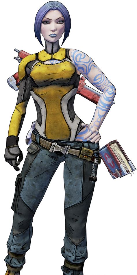 Maya Borderlands Cosplay, Borderlands Siren Tattoo, Borderlands Siren, Borderlands 2 Maya, Borderlands Characters, Maya Borderlands, Lilith Borderlands, Siren Hair, Nostalgic Games