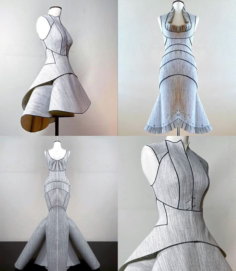 Rob Curry on Instagram: “Currently doing much repetitive and labor intensive grunt work for hooped panniers & layered petticoat, for a new 18th century inspired…” Structural Design Fashion, Moulage Dress, Layered Petticoat, Drape Pattern, Fashion Major, Structural Fashion, Race Wear, Garment Construction, Fabric Sewing Patterns