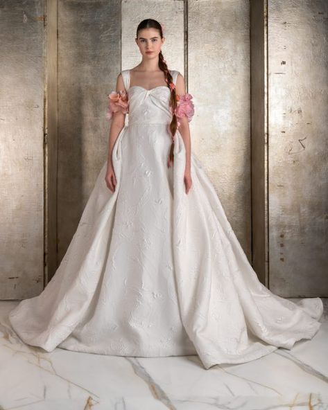 Old Hollywood Love, Reem Acra Bridal, Bridal Trends, Reem Acra, Bride Gowns, Trends 2024, Here Comes The Bride, Summer 2024, Old Hollywood