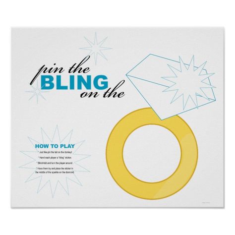 * pin the bling on the ring * BRIDAL SHOWER game Poster #Ad , #Affiliate, #BRIDAL#SHOWER#game#ring Ring Bridal Shower Game, Bridal Shower Games Funny, Pin The Tail, Fun Bridal Shower Games, Bridal Games, Ring Pop, Game Poster, Shower Supplies, Bridal Shower Game