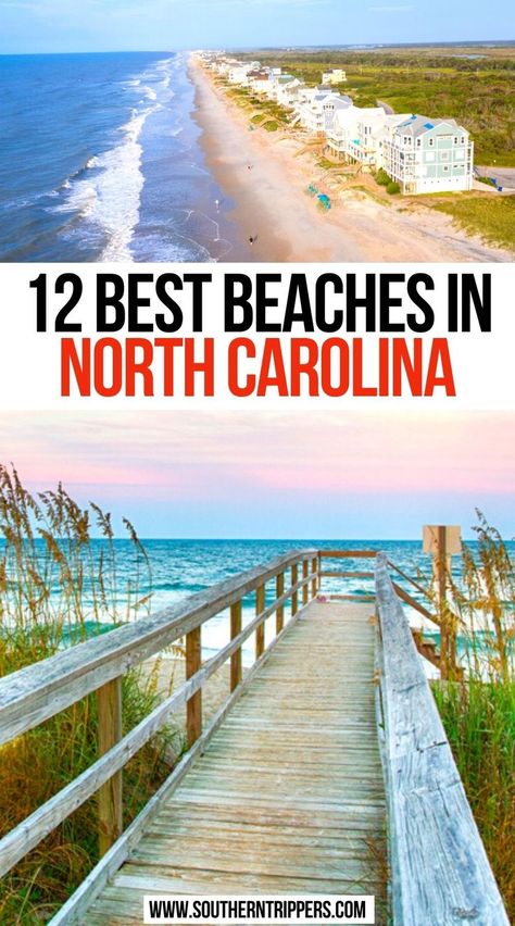 12 Best Beaches In North Carolina Beaches In North Carolina, Outer Banks North Carolina Vacation, Usa Vacations, Visit North Carolina, Best Family Beaches, Southern Usa, Nc Beaches, North Carolina Coast, North Carolina Vacations