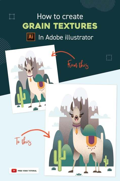 Do you want to learn how to take your illustration and add an extra flair to your character with textures? Follow our simple step by step process to get started. Modern Illustration Style Inspiration, Step By Step Illustration, Cute Illustration Art, Adobe Illustrator Design, Adobe Illustrator Graphic Design, Adobe Illustrator Tutorials, Learning Graphic Design, Retro Logos, Affinity Designer