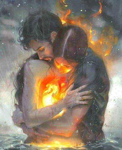 Twin Flame Art, You Are My Soul, Twin Flame Reunion, Flame Art, Twin Flame Love, Romance Art, Beautiful Dark Art, Romantic Art, Dreamy Art