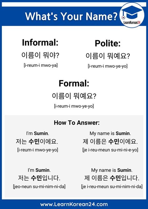 What's your name in Korean What Is Your Name In Korean, Thank You In Korean Language, How To Say My Name Is In Korean, How To Say Thank You In Korean, Whats Your Korean Name, You In Korean, What Is Your Korean Name, My Name Is In Korean, What Is My Korean Name