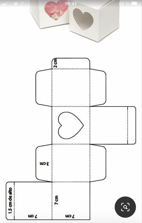 Pop Up Box Diy, Small Box Template, Gift Box Template Printable, Heart Box Template, Box Papercraft, Box Templates Printable Free, Printable Diy Crafts, Simple Paper Crafts, Diy Gift Box Template