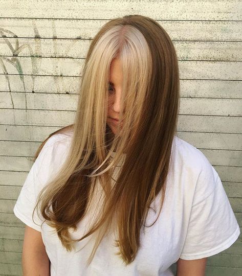 Bleached Fringe in CHAMPAGNE SUPER- TONER 🍾 . . . . . . #champagnesupertoner #bleach #bleachfringe #bleachedhair #bleachblonde #blondehair… Bleached Fringe Only, Bleached Fringe, Bleach Hair Color, Color Block Hair, Bleach Hair, Bleached Tips, Long Face Hairstyles, Face Shape Hairstyles, Hair Streaks