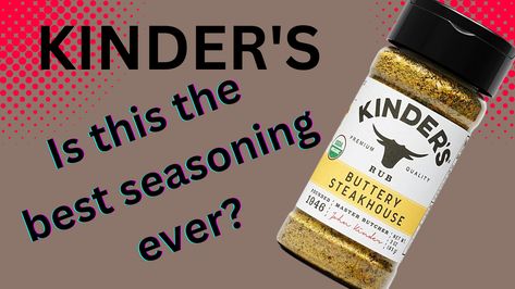 Kinders Seasoning Recipes, Grill Seasoning Recipe, Buttery Steakhouse Seasoning, Steakhouse Seasoning, Fire Grill, Homemade Seasonings, Rib Recipes, Spice Recipes, Seasoning Recipes