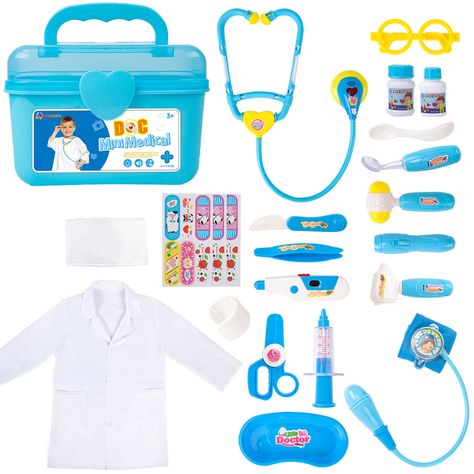 Kids Doctor Kit, Toy Doctor, Doctor Role Play, Doctor Play Set, Nurse Kit, Toddler Boy Toys, Kids Dentist, Toddler Girl Toys, Role Play Costume