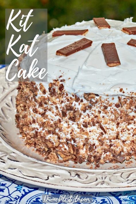 Kit Kat Dessert, Kit Kat Recipes, Cake Varieties, Kitkat Cake, Kit Kat Cake, Southern Cake, Leftover Halloween Candy, Chocolate Cake Designs, Orange Chocolate Cake