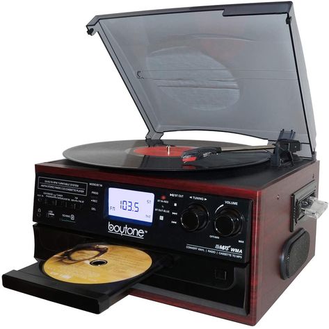 Reviews assemble decide to buy Boytone BT-22C, Bluetooth Record Player Turntable, AM/FM Radio, Cassette, CD Player, 2 Built in Speaker, Ability to Convert Vinyl, Radio, Cassette, CD to MP3 Without a Computer, SD Slot, USB, AUX #BoytoneBT22C #Boytone #BT22C #TurntableNewReleases #Turntable #multimediasystem #recordplayerturntable Bluetooth Record Player, Vinyl Player, Radio Cd Player, Tape Deck, Vinyl Cd, Cassette Player, Compact Disc, Built In Speakers, 45 Rpm