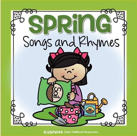 Spring Rhymes Preschool, Spring Songs For Toddlers, Spring Songs, Spring Songs For Preschool, Preschool Spring Songs, Spring Songs For Kids, Kids Rhymes Songs, Preschool Fingerplays, Preschool Music Lessons