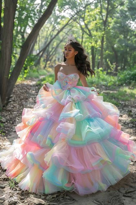 Most Expensive Quinceañera Dresses That Will Leave You Speechless - Bad Attitudes Hot Pink Quinceanera Dresses, Spoiled Girl, Quinceanera Dresses Gold, Quinceañera Dresses, Colorful Arrangements, Quinceanera Dresses Pink, Quinceanera Dresses Blue, Quince Dress, Turquoise Dress