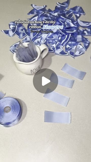 Ecaterina Ilasciuc on Instagram: "DIY Ribbon Flowers for Bouquets!
@erika_sanchez_queen" Diy Quinceanera Bouquet, How To Make Ribbon Flowers, Quinceanera Bouquet, Ribbon Flowers Bouquet, Diy Ribbon Flowers, Diy Things, How To Make Ribbon, Instagram Diy, Diy Ribbon