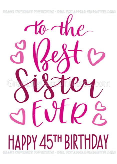 Interactive Birthday Cards, Happy Mothers Day Sister, Best Cousin Ever, Modern Birthday Card, Card Puns, Birthday Card Puns, Mothers Day Wishes, Mother Day Quotes, Birthday Typography