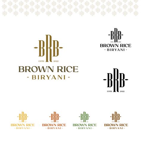 Design #230 by Bipardo | BRB Brown Rice Biryani- Healthy take on a traditional dish. Rice Biryani, Business Card Logo Design, Western Restaurant, Holistic Health Coach, Restaurant Logo, Vegan Comfort Food, Smash Burger, Construction Logo, Drinks Design