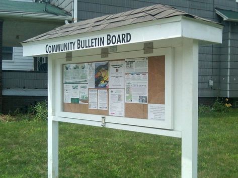 Outdoor Christmas Party, Community Bulletin Board, Diy Bulletin Board, Information Board, Communication Board, Instagram Username Ideas, Bulletin Board Ideas, Community Outreach, Community Boards