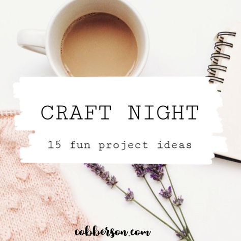 Arts And Crafts Party Ideas For Adults, Retreat Crafts Easy Diy, Art Night Ideas Adults, How To Host A Craft Night, Easy Creative Projects, Crafts For Large Groups Of Women, Christmas Ladies Craft Night, Women’s Retreat Craft Ideas, Simple Craft Ideas For Adults