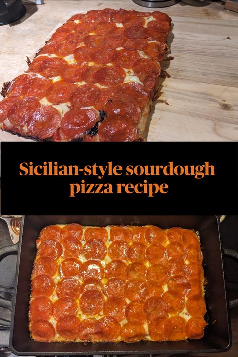 Sourdough Deep Dish Pizza, Sourdough Meal Ideas, Sourdough Focaccia Pizza, Sourdough Foccacia Recipe, Pizza Sourdough, Bagel Recipes, Sourdough Pizza Dough, Sourdough Focaccia, Recipe Using Sourdough Starter