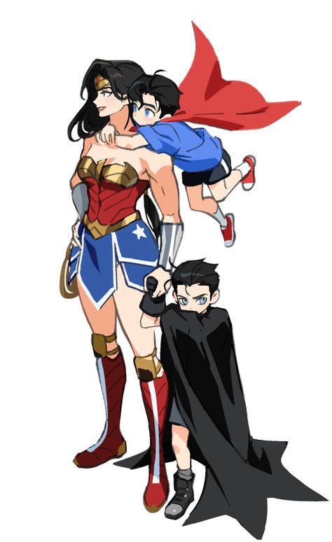 Dc Comics Funny, Dc Trinity, Hiro Big Hero 6, Robin Dc, Batman Funny, Arte Dc Comics, Dc Comics Artwork, Batman Family, Batman And Superman