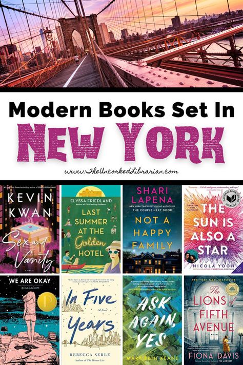 Uncover the best books set in New York City for adults and teens to take you there. Find New York novels in historical fiction, contemporary fiction, mysteries, and thrillers. Book Club Recommendations, Teen Novels, Historical Fiction Novels, Contemporary Books, Modern Books, Historical Fiction Books, Novels To Read, Contemporary Fiction, The Best Books