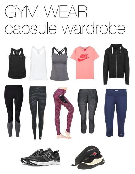 gym wear capsule wardrobe by alexandra-alice-norton on Polyvore featuring NIKE, WearAll, adidas, Lorna Jane, Marmot, Lucy, Under Armour, ONLY, L.L.Bean and New Balance Gym Wardrobe Capsule, Athletic Outfits Plus Size, Gym Capsule Wardrobe, Activewear Capsule, Workout Capsule Wardrobe, Workout Capsule, Summer Athletic Outfits, Casual Athletic Outfits, Athleisure Inspo