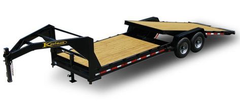 17,000 GVWR / 24 ft. Equipment Tilt Gooseneck Trailer - DELUXE Log Trailer, Tilt Trailer, Jeep Zj, Utility Truck, Trailer Diy, Loading Ramps, Trailer Plans, Car Lift, Gooseneck Trailer