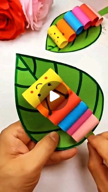 Itsy Bitsy Artsy I Art & Craft I Creative DIY on Instagram: "Get ready to be charmed by this whimsical paper crafted moving caterpillar on a leaf! 🐛🍃🎨 Easy and fun origami for kids that sparks creativity and joy. 
.
.
.
.
📌 Follow me for more:
➡️ @itsy_bitsy_23
➡️ @itsy_bitsy_23
➡️ @itsy_bitsy_23
.
.
.
.
#PaperCraft #DIY #OrigamiFun #KidsCrafts #ArtisticCreations #CreativeKids #CraftyFun #WhimsicalArt #PaperMagic #DIYInspiration #ArtAndCraft #CreativeMinds #HandmadeWithLove #CraftyKids #CreativePlay #ArtisticExpression #PaperCreativity #CraftyIdeas #FunWithOrigami #KidsArt #CreativeCrafts #CraftyKidsClub #PaperCrafting #ImaginationAtPlay #CraftyFamily" Moving Caterpillar, Diy With Kids, Fun Origami, Origami For Kids, Caterpillar Craft, Paper Folding Crafts, School Kids Crafts, Leaf Projects, Vans Shoe